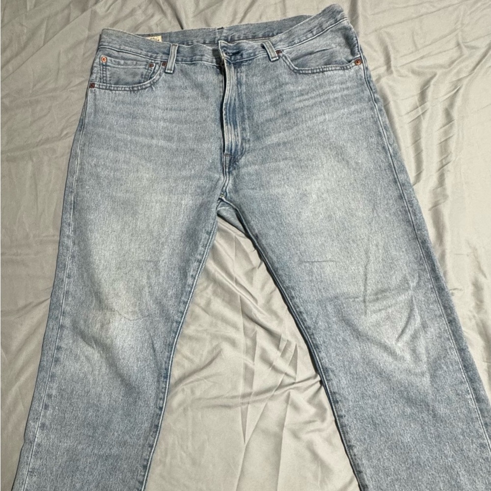 Levi's Light Blue Men's Straight Jeans - Picture 6 of 12
